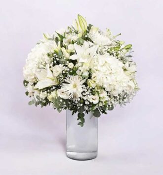 Enchanting White Flower Arrangement