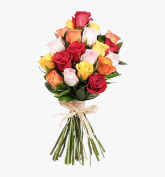 Multicolor Roses Beauty Bouquet